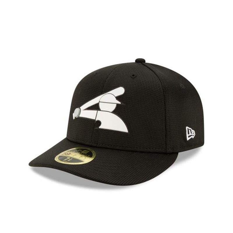 MLB Chicago White Sox Clubhouse Collection Low Profile 59Fifty Fitted (YOT7702) - Black New Era Caps